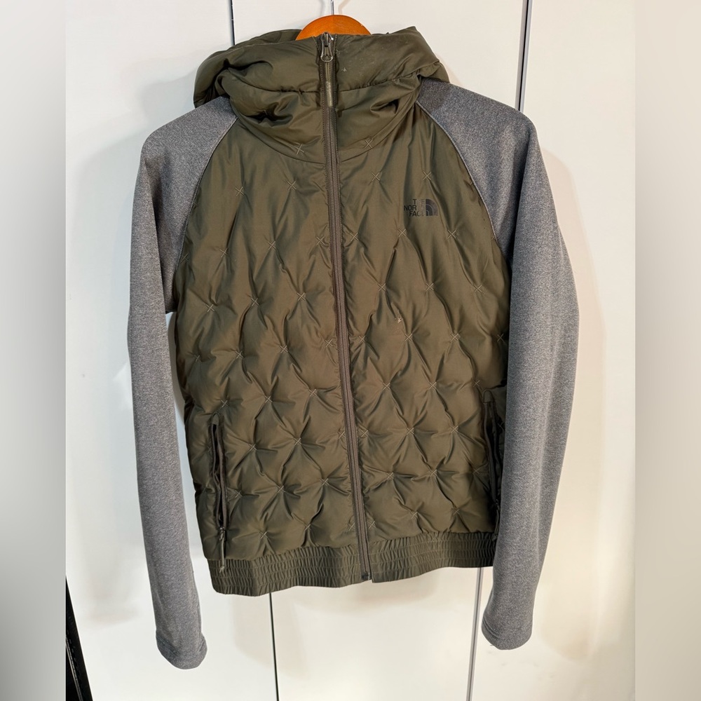 The North Face Olive Quilted Women's Jacket